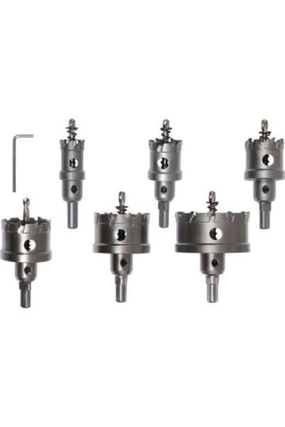 yato Set Carote Tct Pentru Metal, 6 Buc