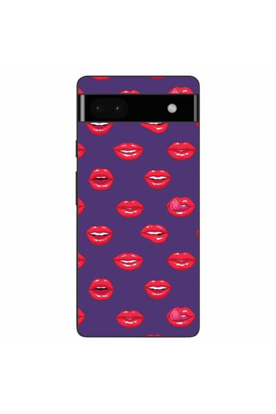 OEM Husa compatibila cu Google Pixel 6A Silicon Gel Tpu Model Buze Pattern