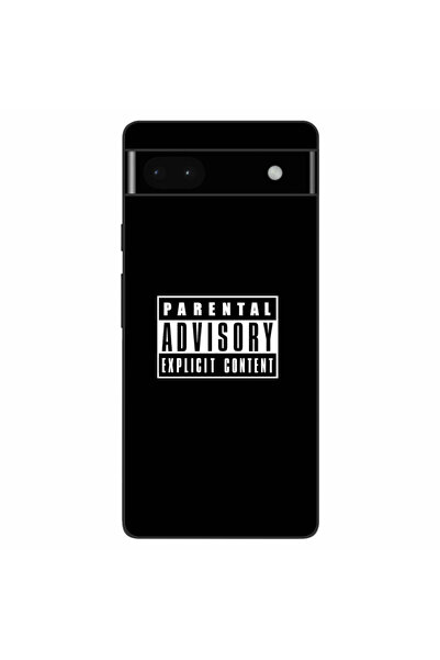 OEM Husa compatibila cu Google Pixel 6A Silicon Gel Tpu Model Parental Advisory