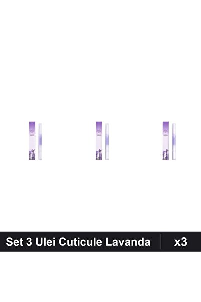 NAİLS Set 3 Uleiuri Cuticule Stilou Lavanda, Îngrijire Unghii Profesională