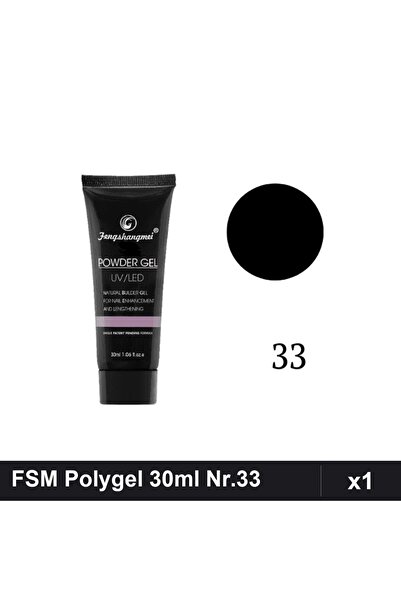 FSM Powder Gel Polygel 30ml Nr.33, Constructie Unghii Profesionale UV/LED