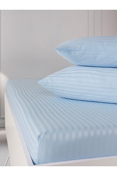 PAMUKCUM Cotton Satin Elastic Sheet Set Single/Double/King Size