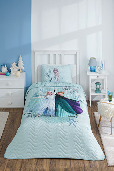 Özdilek Frozen Leaves Disney Licensed Single Child Bedspread