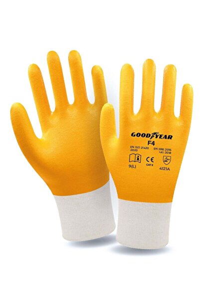Goodyear F4 Sarı Nitril İş Eldiveni