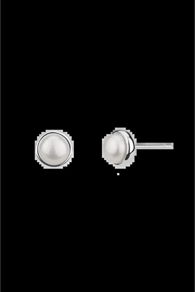 Lisa&Co. Cercei Argint Pearl Bead Argint placat cu rodiu / Perle de cultura /...