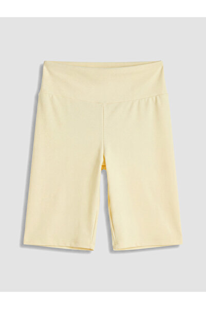 LC Waikiki Nevavm Women's Shorts Leggings with Elastic Waist with Difference ...