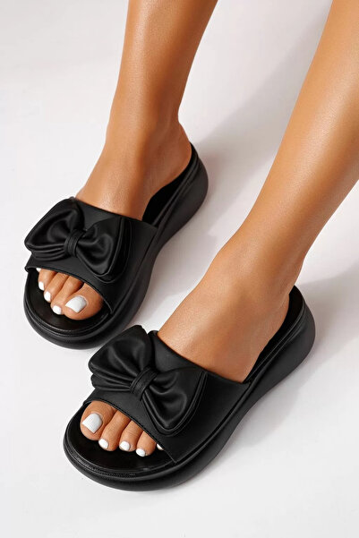 Zaira Women's black Slipper made of ecological Leather Maelis #25241 - 40