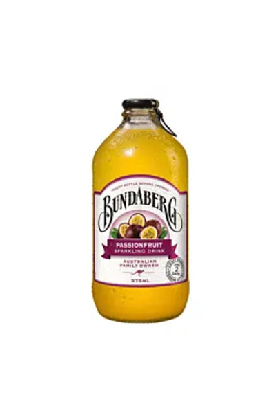 Bundaberg Băutură carbogazoasă cu suc de fructul pasiunii, 375 ml