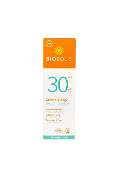 BIOSOLIS Organic face cream with sun protection SPF 30, 50ml