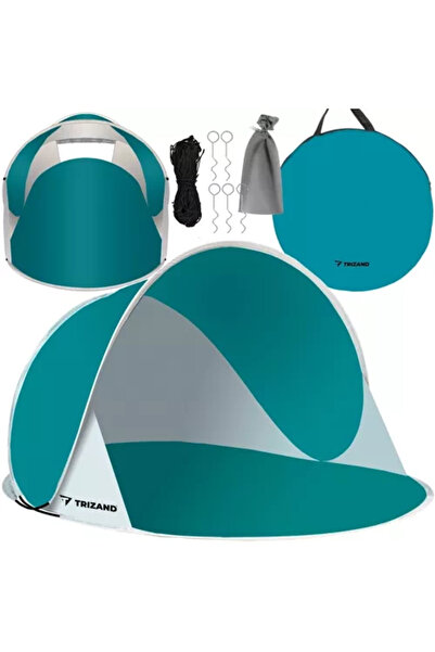 Trizand Pop-Up Beach Shelter 190x120x86 cm – UV30+, Lightweight