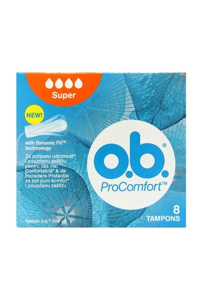 Vader Ob Tampoane Interne 8 buc Procomfort Super,