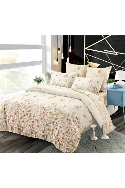 OEM Fine Cotton Duvet Cover Set with Stretchy 6 pieces 2 persons Primavara
