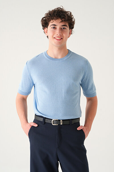 Gambocci Regular Fit T-shirt | Triko Casual Erkek
