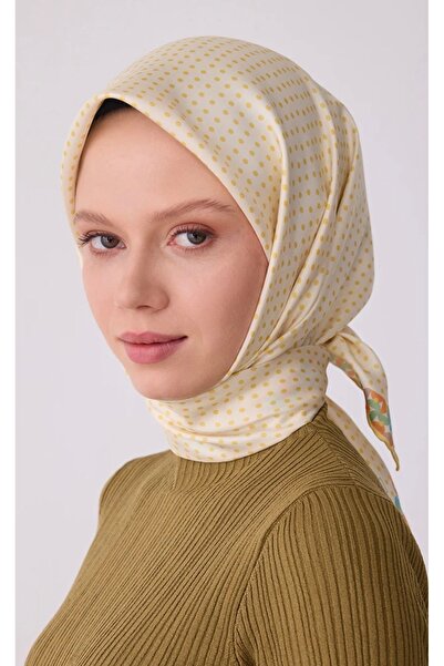 Belli Belki Twill ipek eşarp