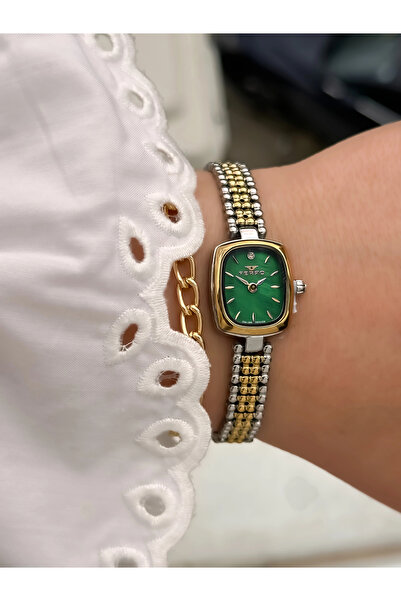 FERRO Yellow and Silver Steel Cord Women's Wristwatch Fl43201A-D6 Waterproof ...