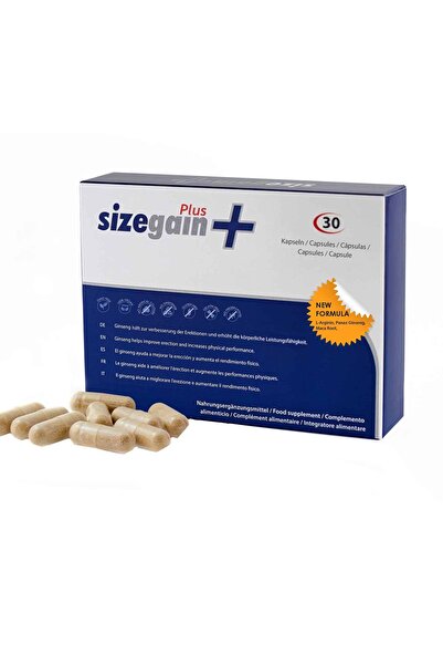 Sizegain Plus, Crește virilitatea masculină și performanța sexuală, Capsule, ...