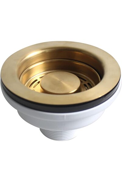 Other Sită de chiuvetă Talea 114mm Auriu periat Sistem de scurgere Coș de deș...