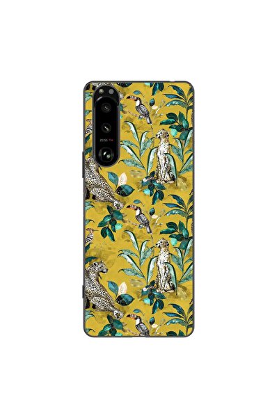 OEM Husa compatibila cu Sony Xperia 5 III Silicon Gel Tpu Model Yellow Jungle...