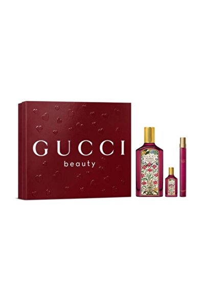 Gucci Flora Gorgeous Gardenia Intense Edp 100 Ml + Edp 10 Ml + Edp 5 Ml