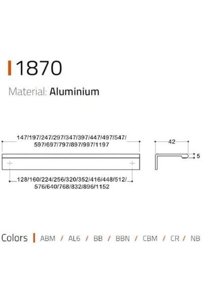 Yıldızan TAMGÜN 1870 Mâner integrat Culoare neagră 128 mm TAMGÜN 1159648