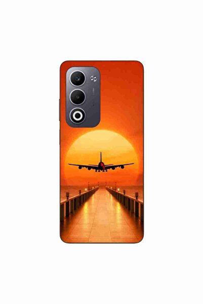 OEM Husa compatibila cu Oppo A5 Silicon Gel Tpu Model Airplane Sunset