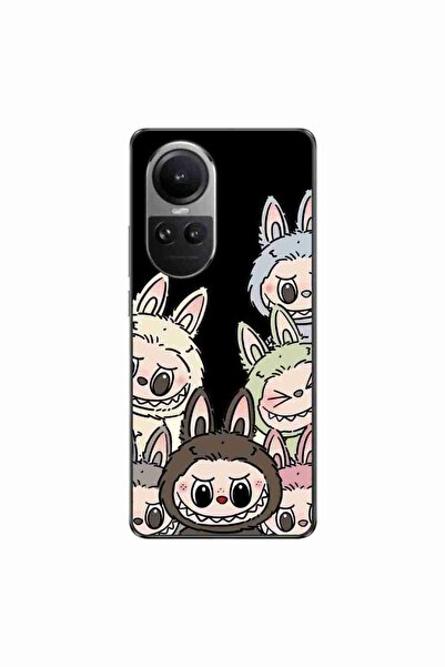 OEM Husa compatibila cu Oppo Reno10 5G Silicon Gel Tpu Model Labubu Pattern B...