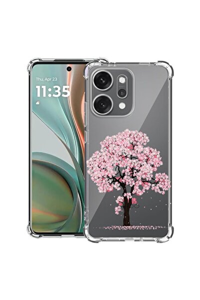 bestcase ¬Æ Husa Anti Shock pentru OPPO Reno14 5G cu Design Cherry Blossom Tr...