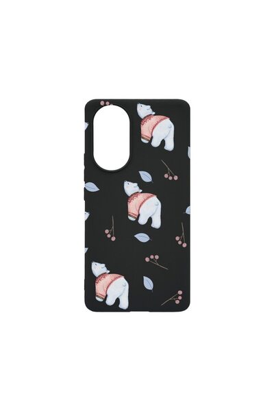 bestcase Λεπτή Θήκη Σιλικόνης 0.8MM, Συμβατή με Huawei Nova 9, Σχέδιο Αρκούδα...