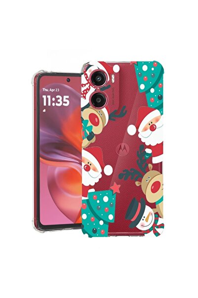 bestcase ¬Æ Husa pentru Motorola Moto G05, Anti Shock 1.5MM, Xmas, Protectie ...