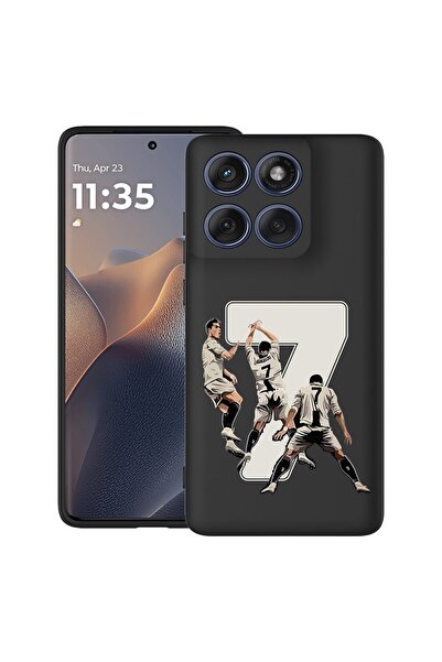 bestcase ¬Æ Husa pentru Poco X6 5G cu Design Ronaldo, TPU Mat Ultra Slim, 205...