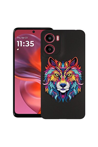bestcase ¬Æ Husa pentru Motorola Moto E15 / Moto G05, Dream Colors - Wolf, Sl...