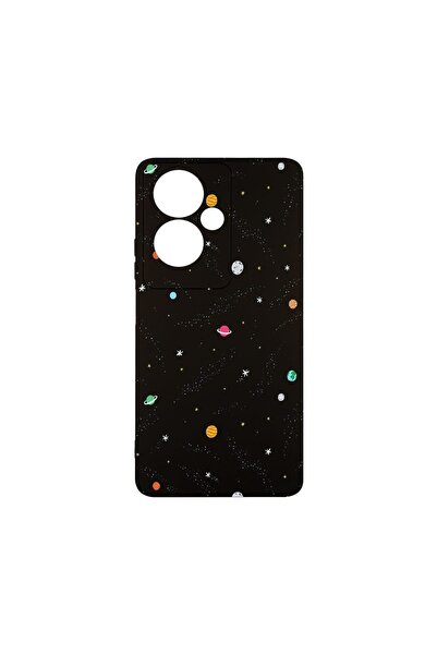 bestcase Θήκη Σιλικόνης Premium, Συμβατή με OPPO A79 5G, Σχέδιο Σύμπαν, Πλανή...