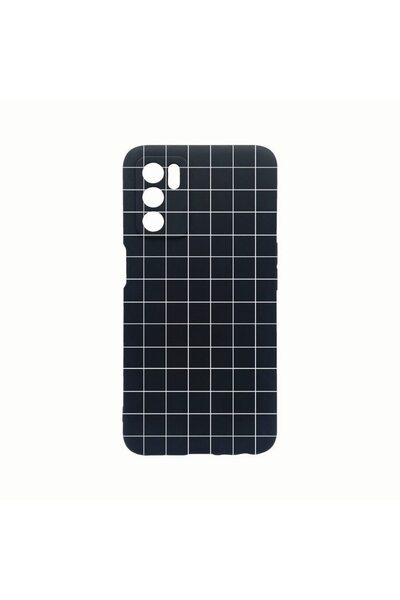 bestcase Θήκη σιλικόνης, Συμβατή με Oppo A16s, Σχέδιο πλέγματος, Ανθεκτική στ...