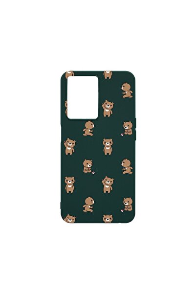 bestcase Тънък силиконов калъф 0.8ММ, съвместим с OPPO A77s, с десен на плюше...