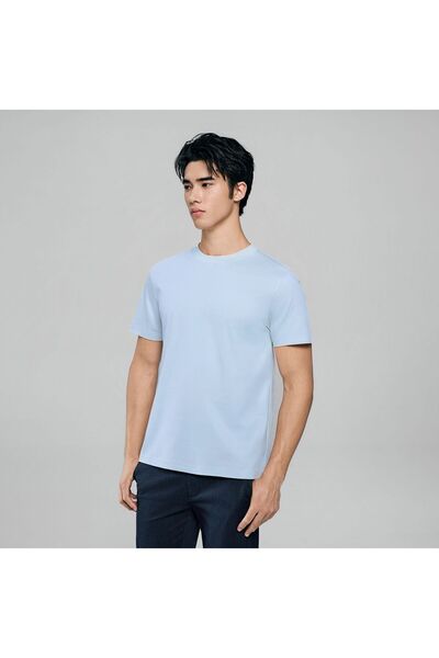 Giordano Men Slim Cotton Modal Silk Premium Tee