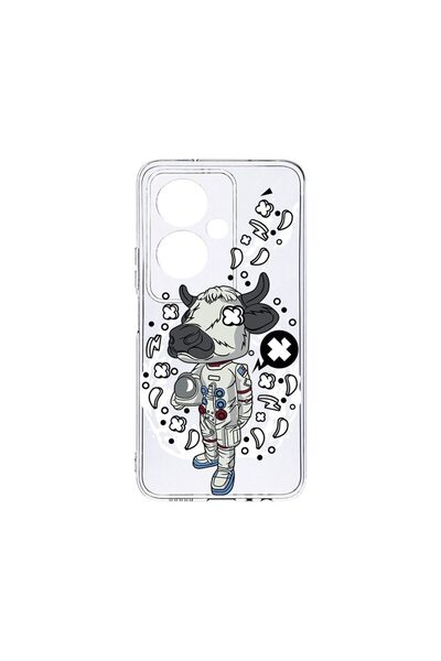 bestcase Διαφανής Θήκη Σιλικόνης 2MM, Συμβατή με OPPO A79 5G, Αστροναύτης-Αγε...