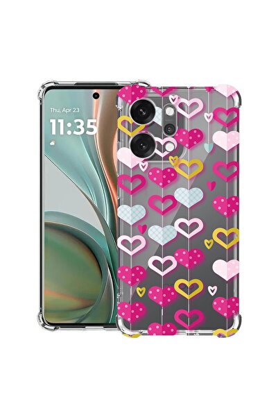 bestcase Αντικραδασμική Θήκη για OPPO Reno14 5G με Χαριτωμένο Σχέδιο Καρδιές,...