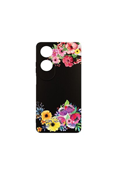 bestcase Slim SIlicon 0.8MM Case, Compatible with OPPO A60, Flowers, Camera P...