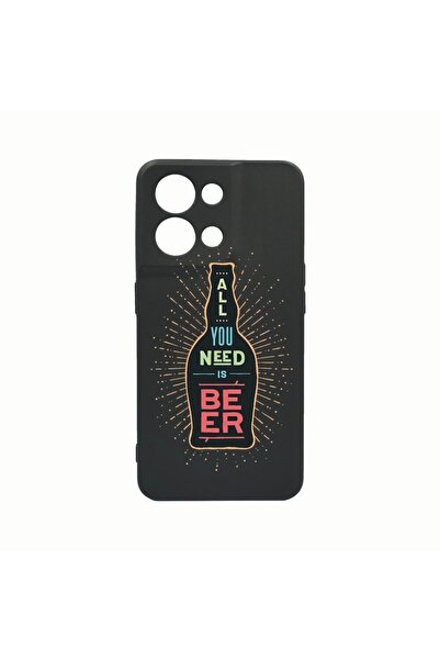 bestcase Husa Silicon, Compatibila cu Oppo Reno8 Pro, All You Need Is Beer, R...