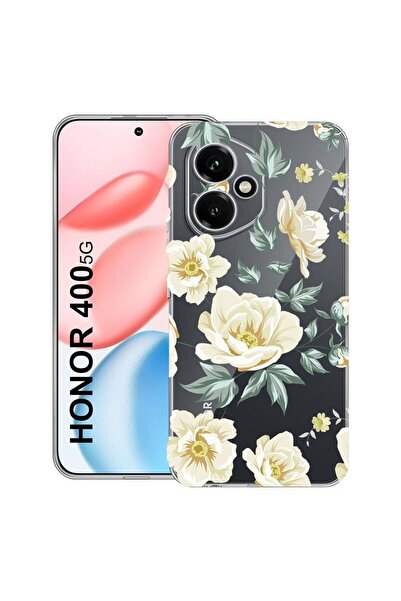 bestcase Διαφανής Θήκη Σιλικόνης για Honor 400, Λουλούδια, 2036423 T 126