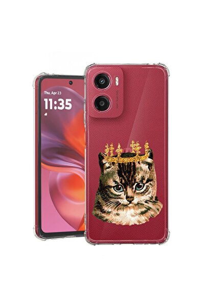 bestcase ¬Æ Husa pentru Motorola Moto G05, Anti Shock 1.5MM, King Cat, Protec...