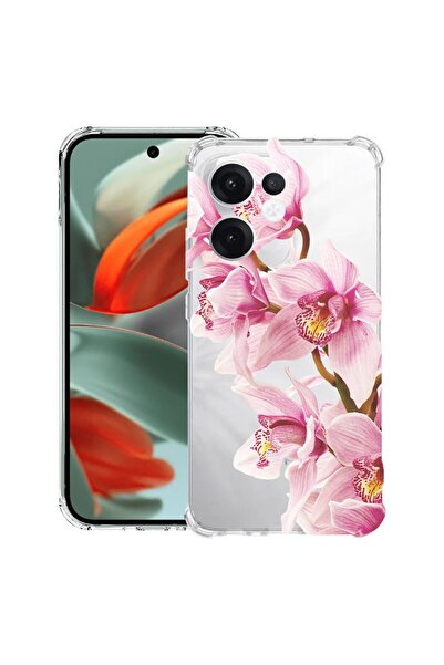 bestcase Противоударен калъф, съвместим с OPPO Reno13 F / FS, Флорален - Елег...