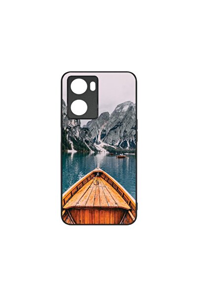 bestcase Λεπτή Γυάλινη Θήκη, Συμβατή με OPPO A77 4G / A77s, Σχέδιο Βαρκάδας, ...