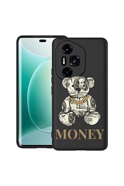 bestcase Θήκη για Honor 300 Pro / 300 Ultra με σχέδιο αρκουδάκι και χρήματα, ...
