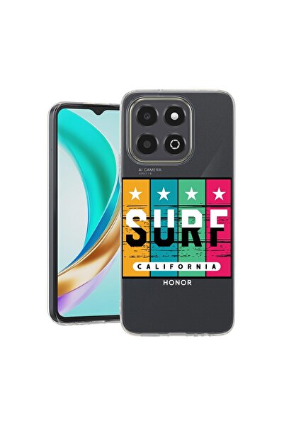 bestcase Husa pentru Honor X6b, BestCase¬Æ Clear Silicon 2MM, Surf - Californ...
