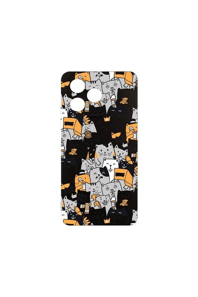 bestcase Husa pentru OPPO A40, BestCase¬Æ Slim SIlicon, Cat Pattern, Protecti...