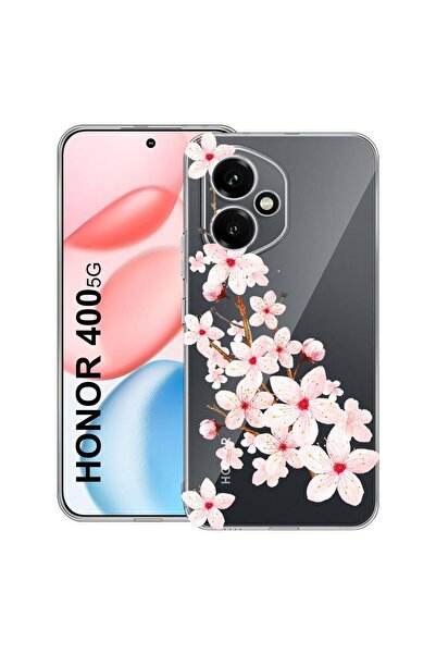 bestcase ¬Æ Husa Clear Silicon pentru Honor 400, Spring Flower, 2036423 T 62