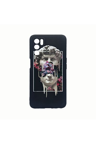 bestcase Husa Silicon, Compatibila cu Oppo A54s, David Statue, Rezistenta la ...