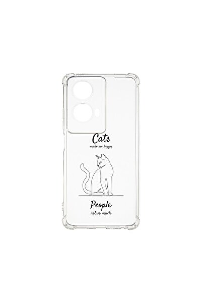 bestcase ¬Æ Husa pentru Motorola Edge 50 Fusion, Anti Shock 1.5MM, Cats Make ...