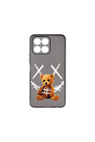 bestcase Графитен силиконов калъф 1.5ММ, съвместим с Honor X6, Усмивка на плю...